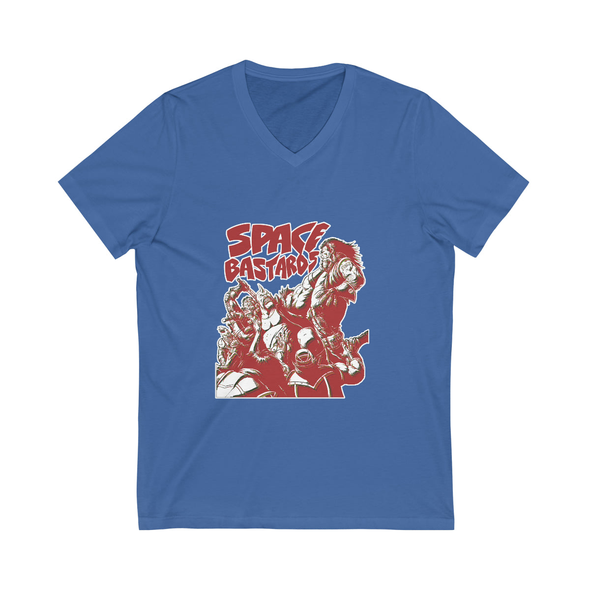 Unisex Jersey Short Sleeve V-Neck Tee